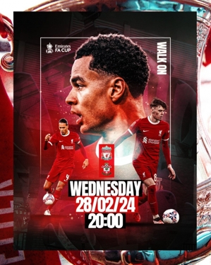 Liverpool tung poster trận gặp Southampton: Gakpo ở vị trí C, Van Dijk và Bradley xuất hiện