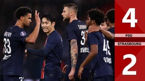 VIDEO bàn thắng PSG vs Strasbourg: 4-2 (Vòng 8 Ligue 1 mùa 2024/25)