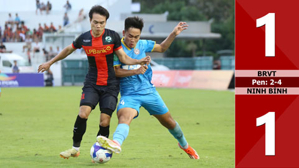 VIDEO bàn thắng BRVT vs Ninh Bình: 1-1, Pen: 2-4 (Vòng 1/8 Cup QG 2024/25)