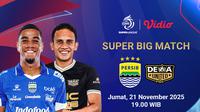 Link Live Streaming BRI Super League di Vidio Malam Ini: Persib Vs Dewa United