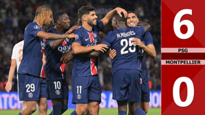 VIDEO bàn thắng PSG vs Montpellier: 6-0 (Vòng 2 Ligue 1 mùa giải 2024/25)