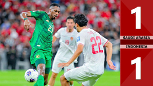 VIDEO bàn thắng Saudi Arabia vs Indonesia: 1-1 (Vòng loại World Cup 2026)