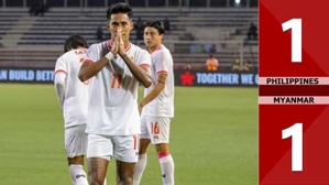 VIDEO bàn thắng Philippines vs Myanmar: 1-1 (Vòng bảng AFF Cup 2024)